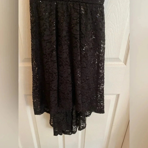 NWT Lily Rose black lace sequin evening cocktail dress small - Picture 10 of 13